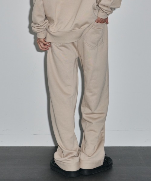 SHAGGIE（シャギー）の「【セットアップ】アジャストボタン付きタックラインスウェットパンツ（スウェットパンツ・レディース・ベージュ/グレー/ブラック・FREE）」の22枚目の写真