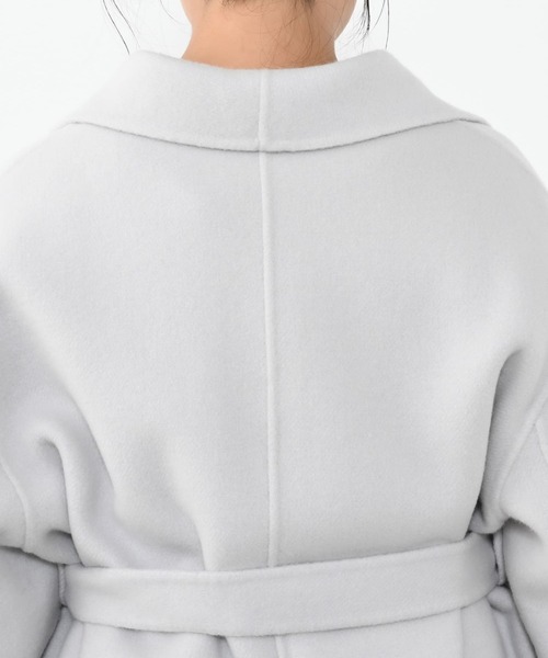 ライトウールミディ丈リバーコート 【低身長・小柄女性】（その他