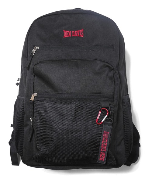 BEN DAVIS（ベンデイビス）の「《BEN DAVIS》EXPANDABLE DAYPACK（バックパック/リュック・メンズ・ブラック×ホワイト/ブラック×グリーン/ブラック×レッド・FREE）」の3枚目の写真
