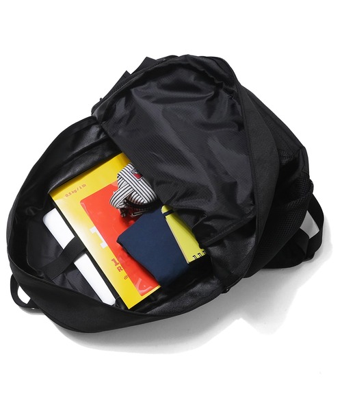 BEN DAVIS（ベンデイビス）の「《BEN DAVIS》EXPANDABLE DAYPACK（バックパック/リュック・メンズ・ブラック×ホワイト/ブラック×グリーン/ブラック×レッド・FREE）」の4枚目の写真