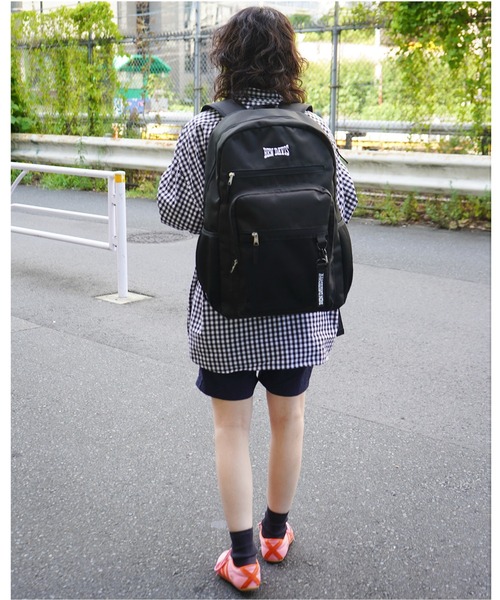BEN DAVIS（ベンデイビス）の「《BEN DAVIS》EXPANDABLE DAYPACK（バックパック/リュック・メンズ・ブラック×ホワイト/ブラック×グリーン/ブラック×レッド・FREE）」の13枚目の写真