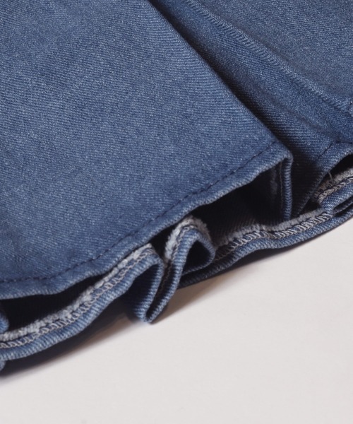 coca（coca）（コカ）の「キッズ デニムベルトプリーツスカート（デニムスカート・キッズ・ブルー・140/150/120/130）」の11枚目の写真