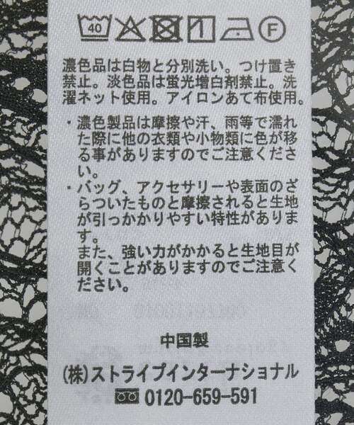 earth music&ecology（アースミュージックアンドエコロジー）の「ストレッチレースシャツ（シャツ/ブラウス・レディース・アイボリー/ブラウン/ブラック・FREE）」の18枚目の写真