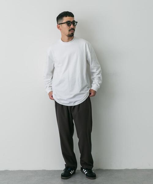 HANES（ヘインズ）の「『別注』HANES×DOORS　BEEFY-T DOORS FIT LONG-SLEEVE（Tシャツ/カットソー・メンズ・ネイビー/ブラック/グレー/ダークグレー/ホワイト・XX-LARGE/X-LARGE/LARGE/MEDIUM）」の11枚目の写真