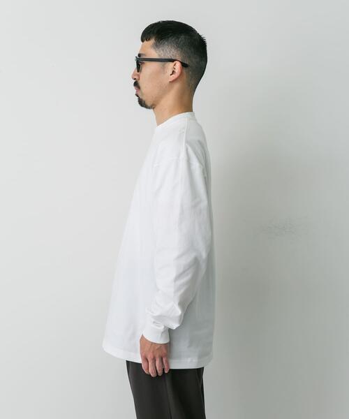 HANES（ヘインズ）の「『別注』HANES×DOORS　BEEFY-T DOORS FIT LONG-SLEEVE（Tシャツ/カットソー・メンズ・ネイビー/ブラック/グレー/ダークグレー/ホワイト・XX-LARGE/X-LARGE/LARGE/MEDIUM）」の13枚目の写真