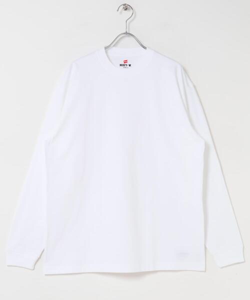 HANES（ヘインズ）の「『別注』HANES×DOORS　BEEFY-T DOORS FIT LONG-SLEEVE（Tシャツ/カットソー・メンズ・ネイビー/ブラック/グレー/ダークグレー/ホワイト・XX-LARGE/X-LARGE/LARGE/MEDIUM）」の15枚目の写真