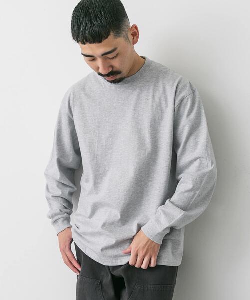 HANES（ヘインズ）の「『別注』HANES×DOORS　BEEFY-T DOORS FIT LONG-SLEEVE（Tシャツ/カットソー・メンズ・ネイビー/ブラック/グレー/ダークグレー/ホワイト・XX-LARGE/X-LARGE/LARGE/MEDIUM）」の18枚目の写真