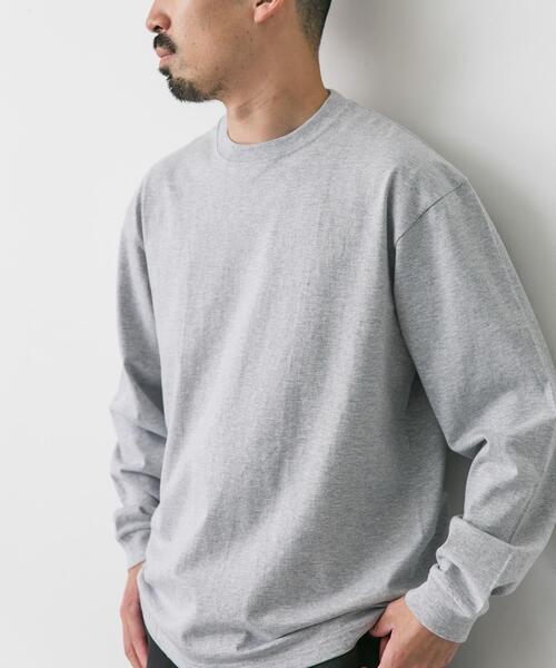 HANES（ヘインズ）の「『別注』HANES×DOORS　BEEFY-T DOORS FIT LONG-SLEEVE（Tシャツ/カットソー・メンズ・ネイビー/ブラック/グレー/ダークグレー/ホワイト・XX-LARGE/X-LARGE/LARGE/MEDIUM）」の20枚目の写真