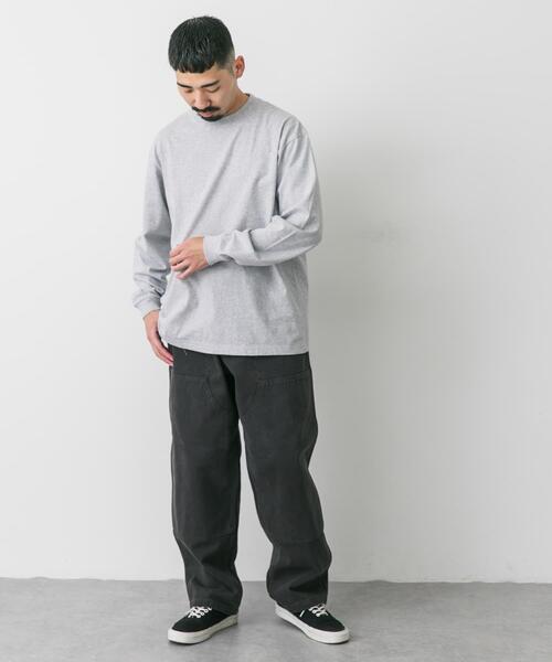 HANES（ヘインズ）の「『別注』HANES×DOORS　BEEFY-T DOORS FIT LONG-SLEEVE（Tシャツ/カットソー・メンズ・ネイビー/ブラック/グレー/ダークグレー/ホワイト・XX-LARGE/X-LARGE/LARGE/MEDIUM）」の21枚目の写真