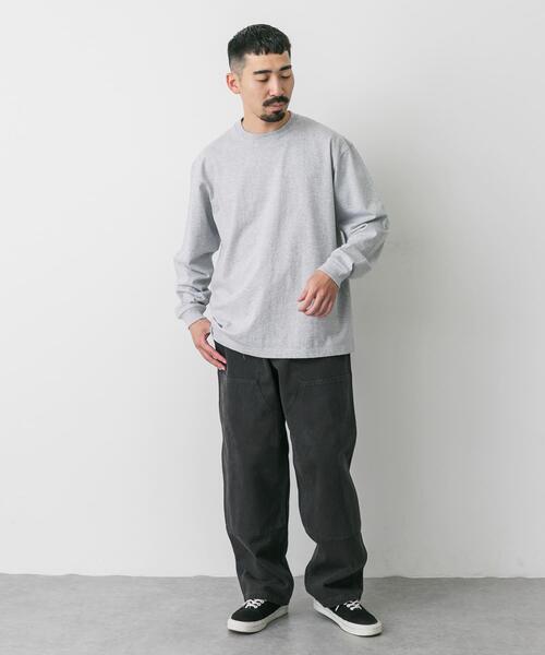 HANES（ヘインズ）の「『別注』HANES×DOORS　BEEFY-T DOORS FIT LONG-SLEEVE（Tシャツ/カットソー・メンズ・ネイビー/ブラック/グレー/ダークグレー/ホワイト・XX-LARGE/X-LARGE/LARGE/MEDIUM）」の22枚目の写真