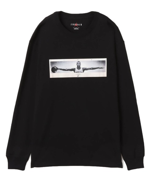 JORDAN BRAND（ジョーダンブランド）の「JORDAN BRAND M J BRAND PHOTO LS CREW / ジョーダン ブランド ジョーダン ブランド フォト L/S クルー / NIKE【SP】（Tシャツ/カットソー・メンズ・ブラック/ホワイト・M/S/XL/L/XXL）」の10枚目の写真