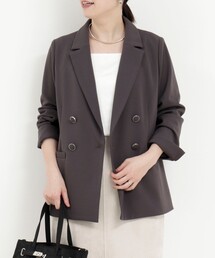 匿名発送　ノーリーズ　テーラードジャケット　ブラウン　ウールライク 匿名発送 ノーリーズ テーラードジャケット ブラウン ウールライク