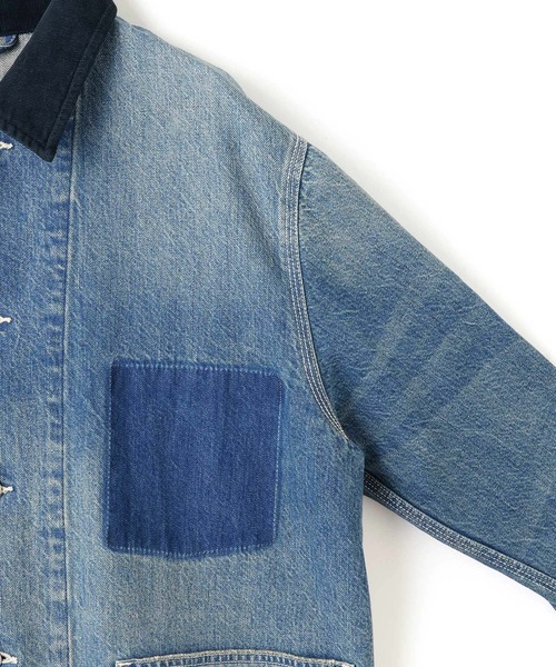 ADAM ET ROPÉ デニムカバーオール デニム＆カツラギカバーオール / mae / ADAM ET ROPÉ FEMME ｜J