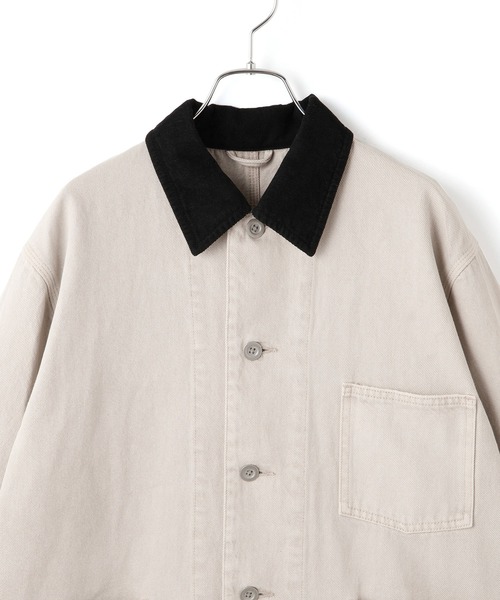 サステナブル】デニム＆カツラギカバーオール（カバーオール）｜ADAM