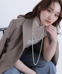 NATURAL BEAUTY BASIC | ナローパールネックレス(ネックレス)