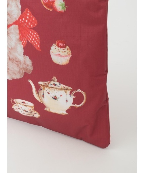 PINK HOUSE（ピンクハウス）の「PH Tea Party Bear LARGE EMERALD TOTE（トートバッグ・レディース・レッド・フリー）」の7枚目の写真