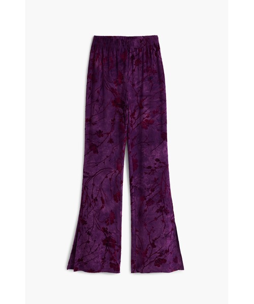Desigual(デシグアル)の「テクスチャーフレアパンツ(その他パンツ・レディース・レッド・XS/S/M/L/XL)」の1枚目の写真