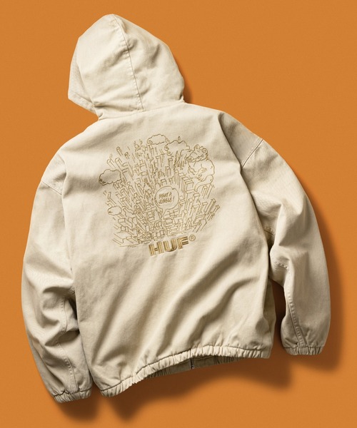 WHAT A JUNGLE DENIM WORK JACKET（ブルゾン）｜HUF（ハフ）の