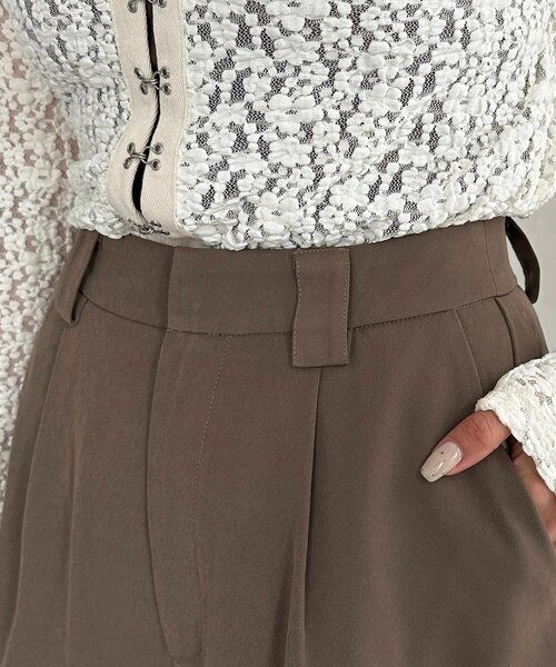 セール】タックハーフパンツ（その他パンツ）｜Thevon（ゼボン）の