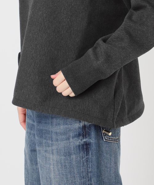 Spick & Span（スピックアンドスパン）の「ダンボールヘムギャザープルオーバー（Tシャツ/カットソー・レディース・チャコールグレー/ベージュ/ブラウン・FREE）」の13枚目の写真