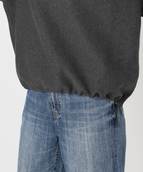 Spick & Span（スピックアンドスパン）の「ダンボールヘムギャザープルオーバー（Tシャツ/カットソー・レディース・チャコールグレー/ベージュ/ブラウン・FREE）」の10枚目の写真