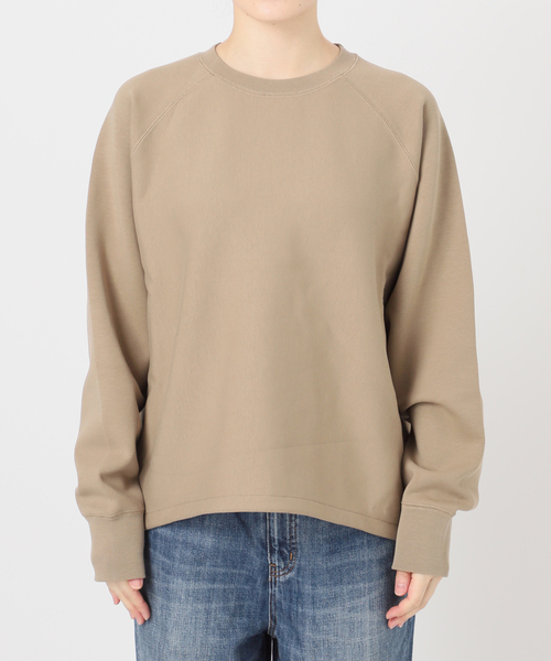 Spick & Span（スピックアンドスパン）の「ダンボールヘムギャザープルオーバー（Tシャツ/カットソー・レディース・チャコールグレー/ベージュ/ブラウン・FREE）」の5枚目の写真