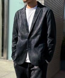 ikka | 【セットアップ対応】GOKU楽ワークスエードライクジャケット(テーラードジャケット)