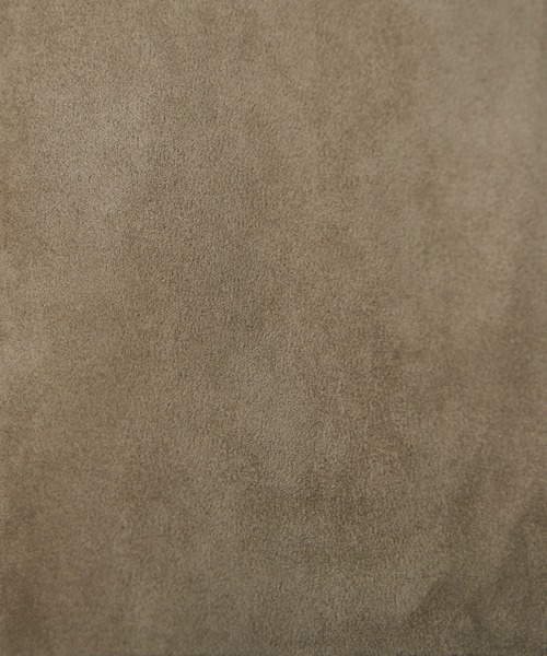 ikka（イッカ）の「【セットアップ対応】GOKU楽ワークスエードライクジャケット（テーラードジャケット・メンズ・ブラック/ベージュ・M/L/XL/S）」の8枚目の写真