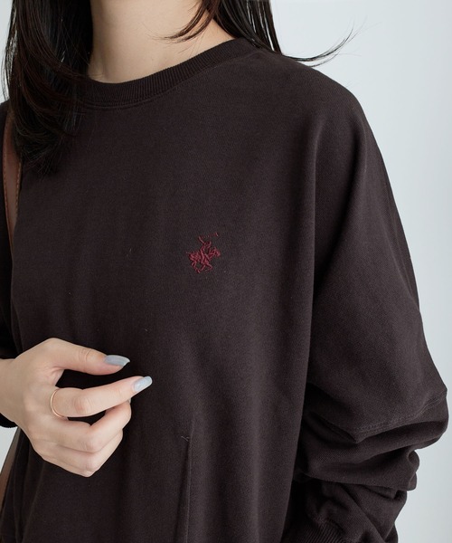 BEVERLY HILLS POLO CLUB(ビバリーヒルズポロクラブ)の「【BEVERLY HILLS POLO CLUB】コクーンシルエットスウェット(Tシャツ/カットソー・レディース・オレンジ/ブラック/ブルー/オートミール・M)」の16枚目の写真