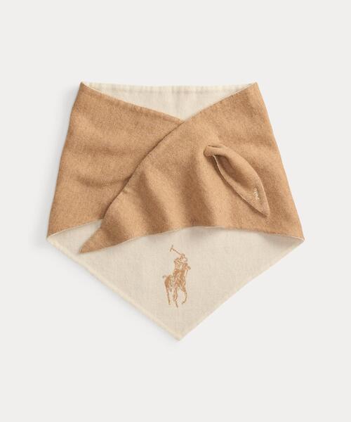 RRL BIGスカーフ Big Pony ウール トライアングル ラップ スカーフ（バンダナ/スカーフ