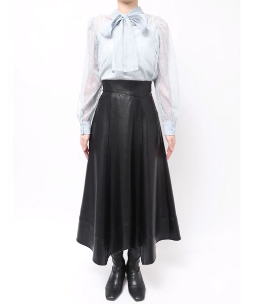 MERCURYDUO(マーキュリーデュオ)の「ハンカチヘムフレアスカート(スカート・レディース・ブラック/ブラウン・SMALL/MEDIUM)」の21枚目の写真