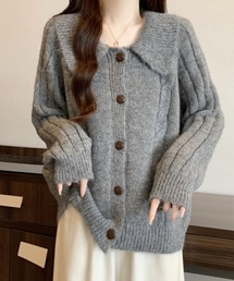 ケーブル編みニット」に該当するレディースのカーディガン/ボレロ