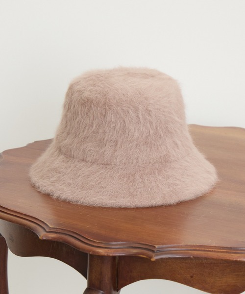 KATHARINE ROSS（キャサリンロス）の「【KATHARINE ROSS】【JUNK PRODUCTIONS】ライクアンゴラベルハット（ハット・レディース・ホワイト/グレー/ベージュ・MEDIUM）」の21枚目の写真