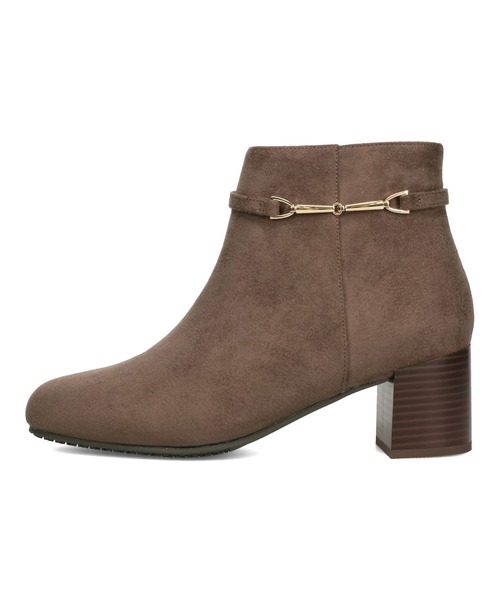 WA ORiental TRaffic（ダブルエーオリエンタルトラフィック）の「ビット モチーフ ショートブーツ /52403（ブーツ・レディース・ブラウン/ブラック/グレー・S/M/L/LL）」の4枚目の写真