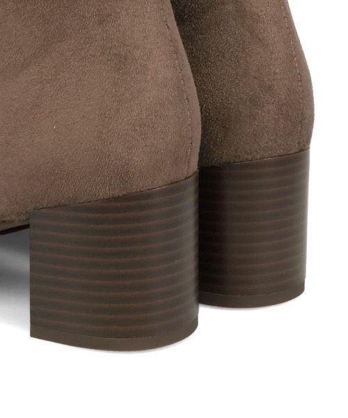 WA ORiental TRaffic（ダブルエーオリエンタルトラフィック）の「ビット モチーフ ショートブーツ /52403（ブーツ・レディース・ブラウン/ブラック/グレー・S/M/L/LL）」の7枚目の写真