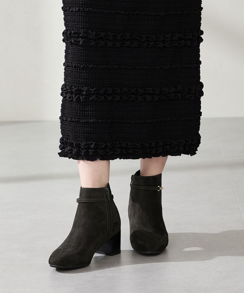 WA ORiental TRaffic（ダブルエーオリエンタルトラフィック）の「ビット モチーフ ショートブーツ /52403（ブーツ・レディース・ブラウン/ブラック/グレー・S/M/L/LL）」の18枚目の写真