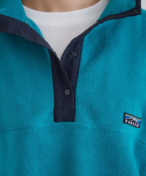 coen(コーエン)の「【PARKNIK(パークニック)】ハーフスナップフリース(スウェット・レディース・ケリーグリーン/ダークグレー/ベージュ・L/M)」の16枚目の写真