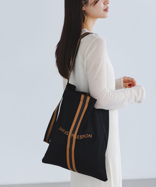 Noble(ノーブル)の「《追加2・WEB/なんばCITY店限定》N.Jam/エヌジャム トート Small(トートバッグ・レディース・ベージュ/ベージュ系その他/ブラック/マルチ・FREE)」の5枚目の写真