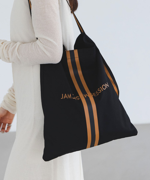 Noble(ノーブル)の「《追加2・WEB/なんばCITY店限定》N.Jam/エヌジャム トート Small(トートバッグ・レディース・ベージュ/ベージュ系その他/ブラック/マルチ・FREE)」の6枚目の写真