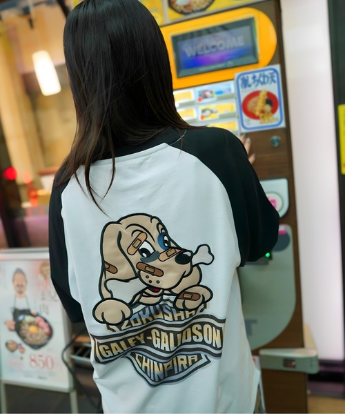 GALFY(ガルフィー)の「GA×GALFY-バイク乗りロンTee(Tシャツ/カットソー・メンズ・ブラック/ブラック系2/チャコール/ホワイト・L/XL)」の12枚目の写真