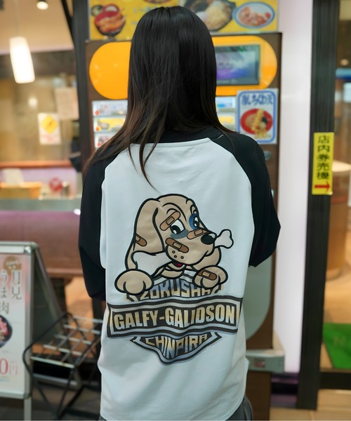 GALFY(ガルフィー)の「GA×GALFY-バイク乗りロンTee(Tシャツ/カットソー・メンズ・ブラック/ブラック系2/チャコール/ホワイト・L/XL)」の13枚目の写真