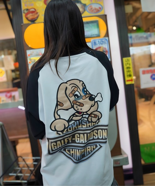 GALFY(ガルフィー)の「GA×GALFY-バイク乗りロンTee(Tシャツ/カットソー・メンズ・ブラック/ブラック系2/チャコール/ホワイト・L/XL)」の14枚目の写真