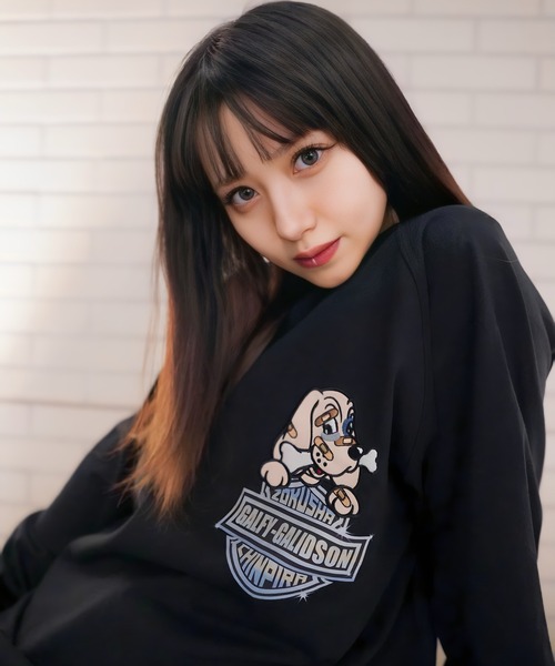 GALFY(ガルフィー)の「GA×GALFY-バイク乗りロンTee(Tシャツ/カットソー・メンズ・ブラック/ブラック系2/チャコール/ホワイト・L/XL)」の20枚目の写真
