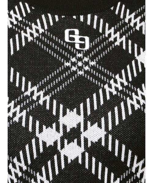 GYDA（ジェイダ）の「GG embroideryラメチェックニットワンピース（ワンピース・レディース・ベージュ/オフホワイト/ブラック・FREE）」の11枚目の写真