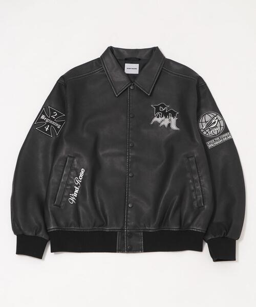 セール】SHORTROUND/【25年秋冬新作】PUグラフィックスタジャン