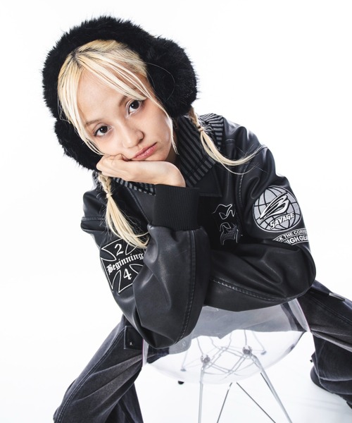 セール】SHORTROUND/【25年秋冬新作】PUグラフィックスタジャン