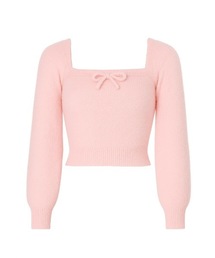 【2点セット】Ribbon Knit Camisole Ensemble / リボンニットキャミソールアンサンブル