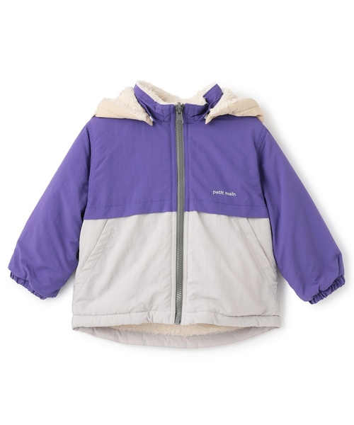 petit main（プティマイン）の「【洗える】リバーシブル切替ブルゾン（ブルゾン・キッズ・ブルー/パープル/ネイビー/レッド・110cm/90cm/100cm/120cm/130cm/80ｃｍ）」の13枚目の写真