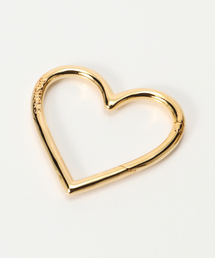 BASICKS(ベイシックス)のBASICKS / ベイシックス GOLD PLATING HEART CARBINER(キーケース/キーアクセサリー)
