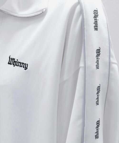 Whinny（ホワイニー）の「Whinny/カリスマ反抗期ジャージ（ブルゾン・レディース・サックスブルー/ブラック/ホワイト・FREE）」の15枚目の写真